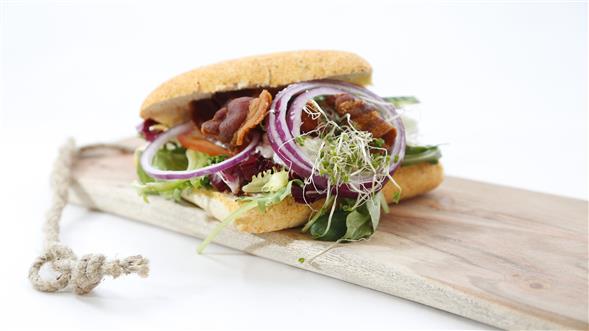 Hønsesalat med bacon